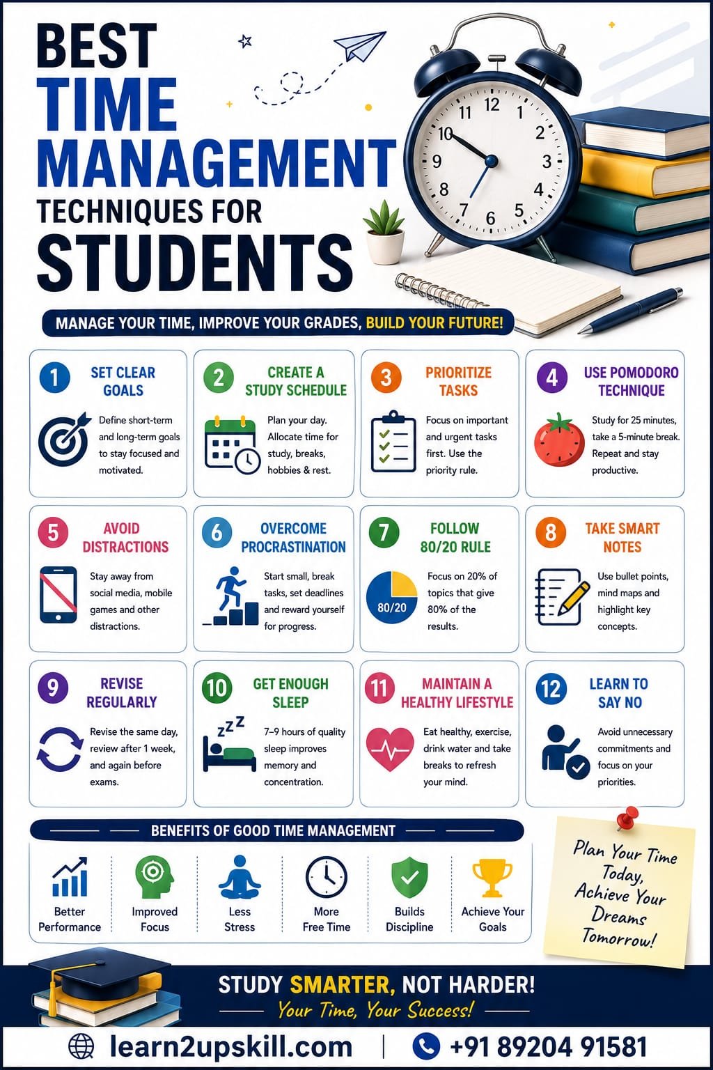 Best Time Management Techniques for Students: Study Smarter, Stress Less