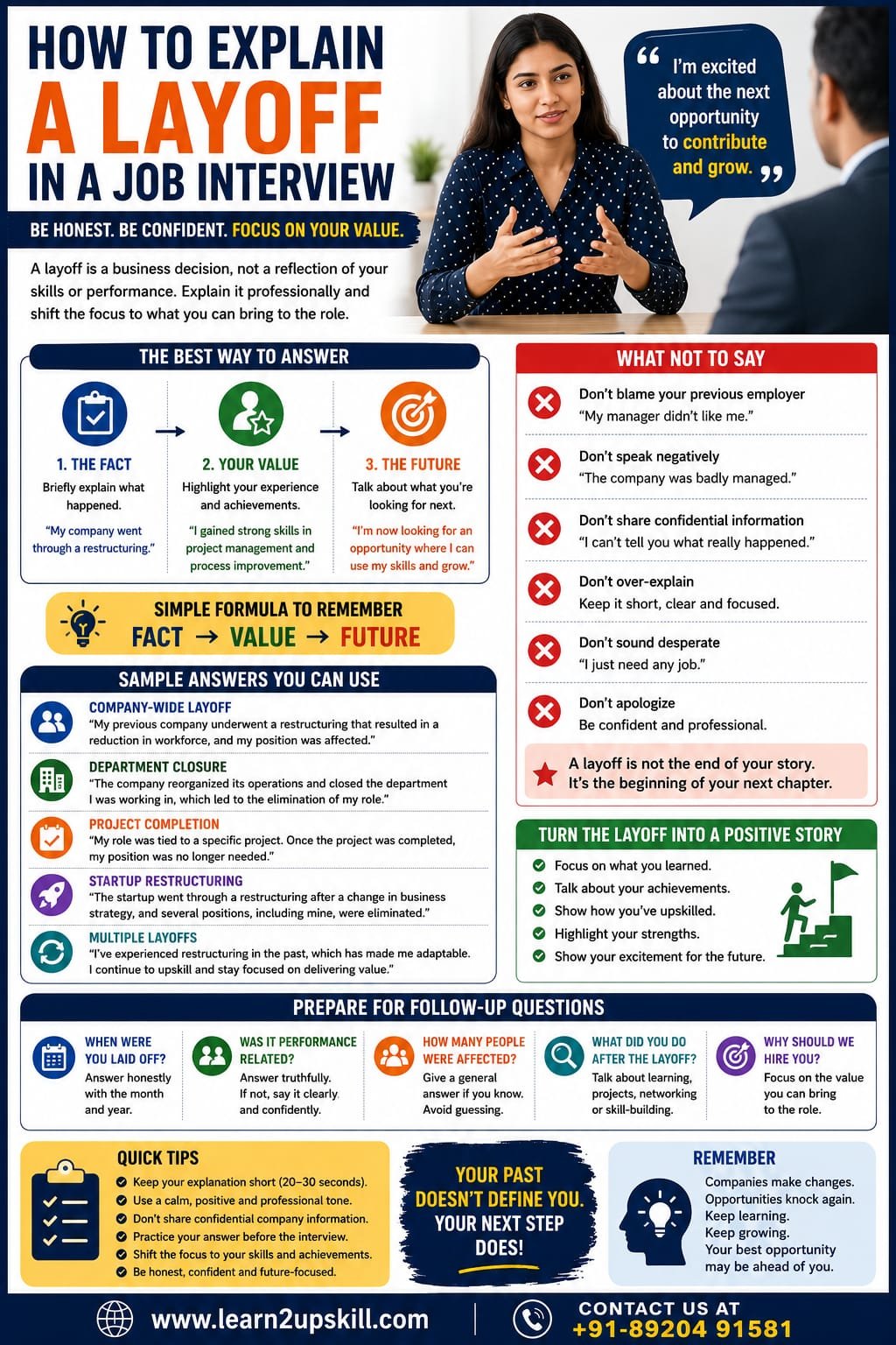 How to Explain a Layoff in a Job Interview