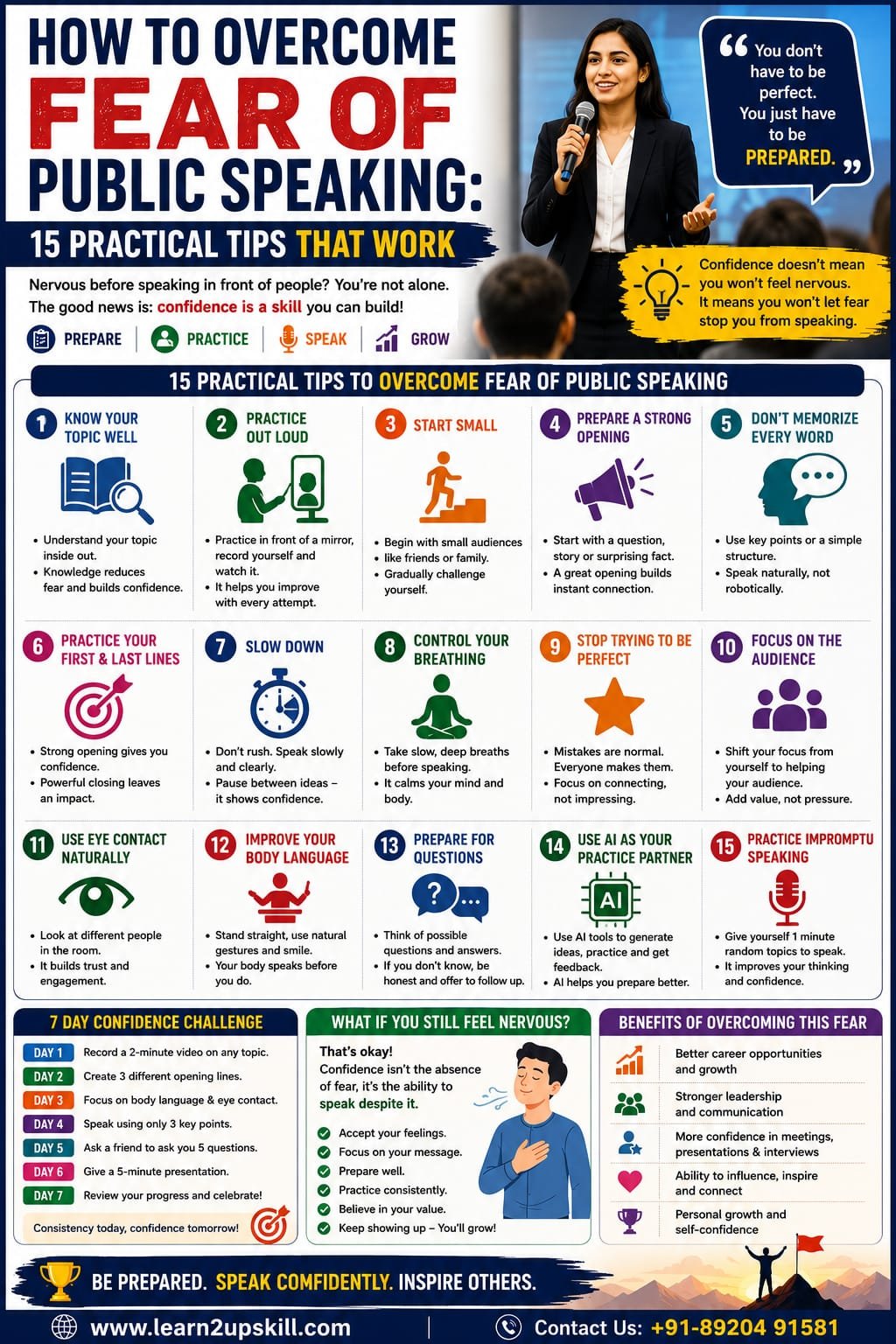 How to Overcome Fear of Public Speaking: 15 Practical Tips That Work