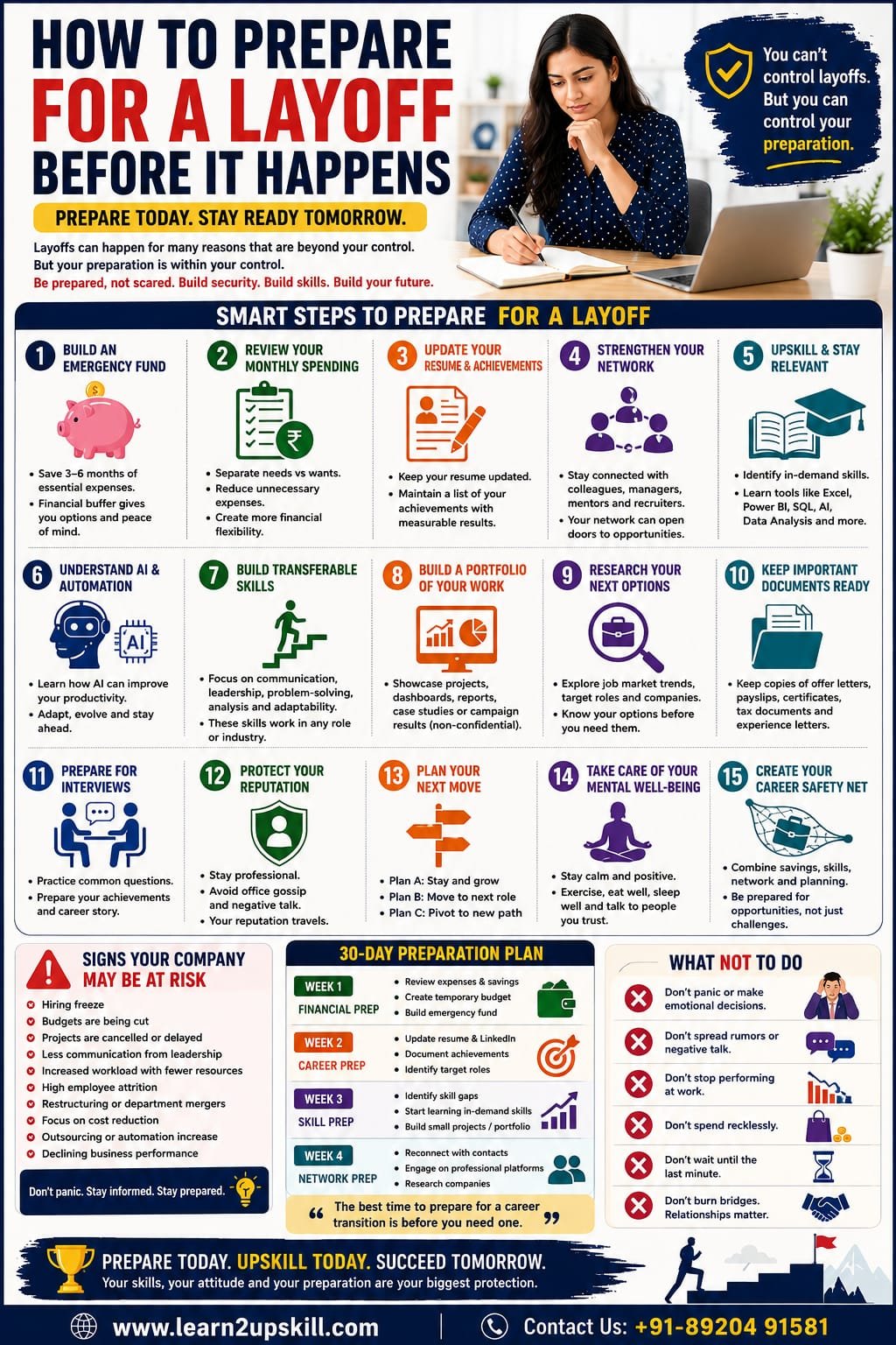 How to Prepare for a Layoff Before It Happens: A Practical Career Survival Guide