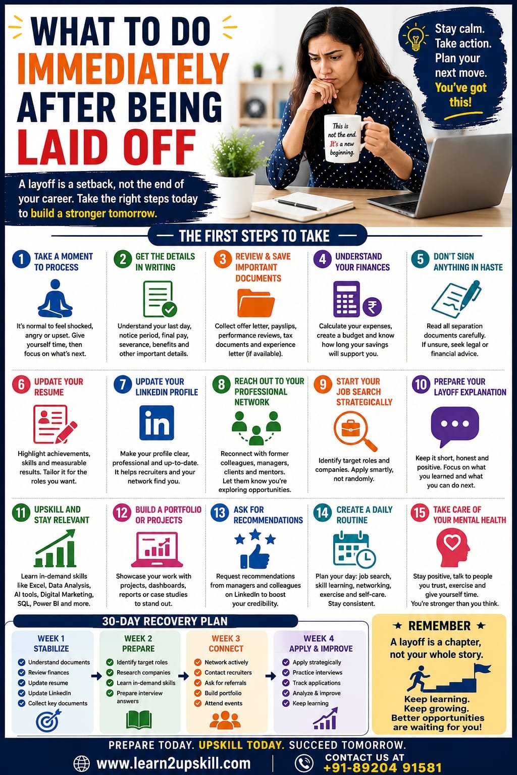 What to Do Immediately After Being Laid Off
